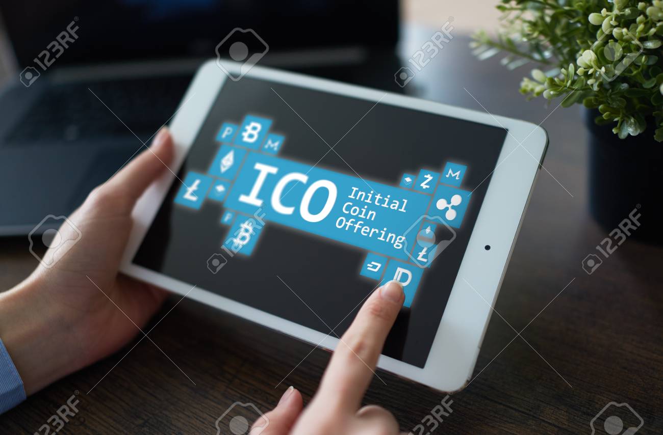 Ico Initial Coin !   Offering Cryptocurrency Digital Electronic - 